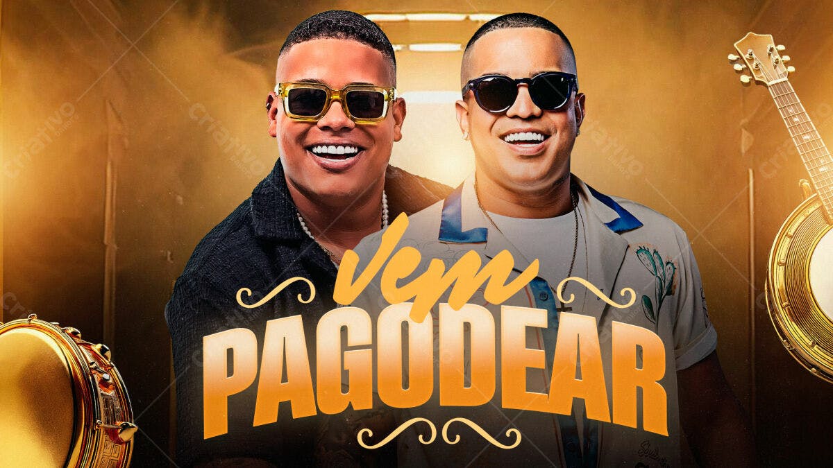 Flyer para Evento de Pagode PSD Editável