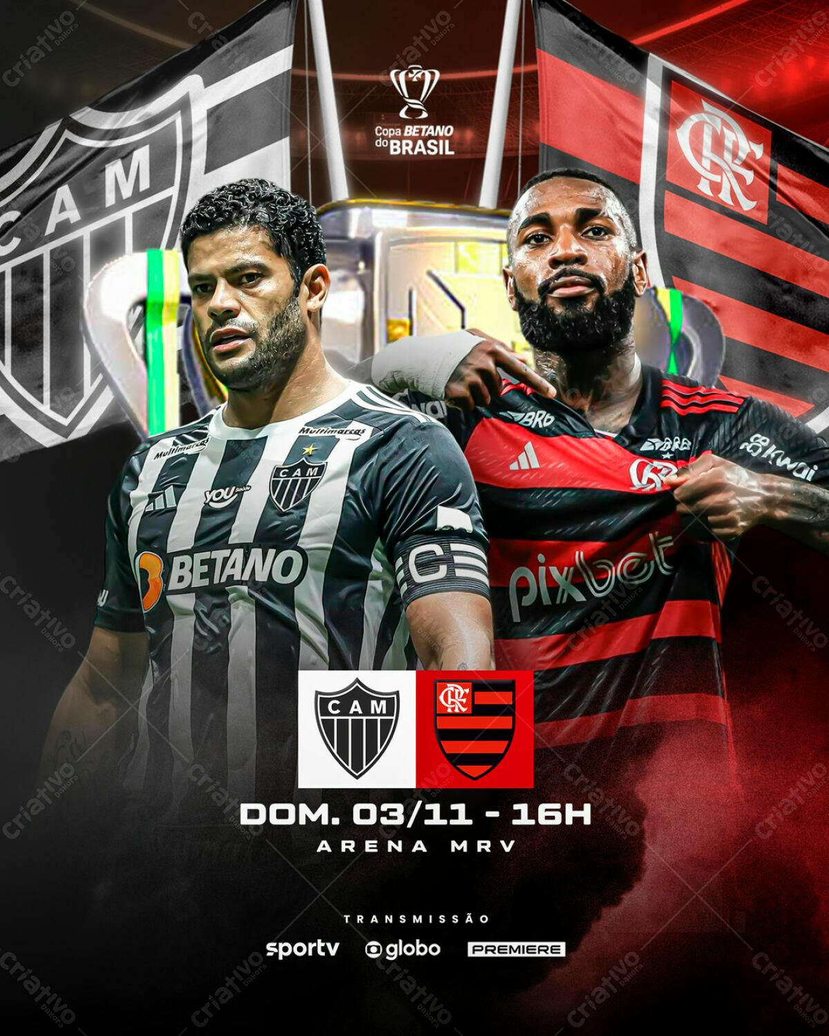 Flyer Copa do Brasil PSD Editável
