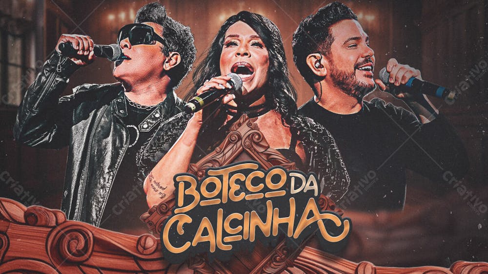 Flyer Thumb Capa Cd Banner Youtube Boteco Da Calcinha Preta Psd Editável