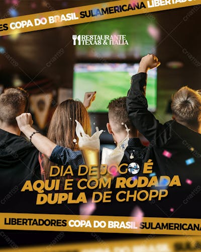 Arte Flyer Psd Bar Bebida Beer Cerveja Distribuidora Restaurante Futebol Jogo