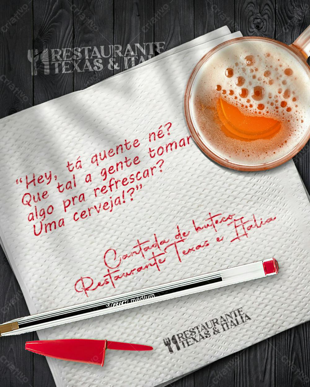 Arte Flyer Bar Bebida Beer Cerveja Distribuidora Restaurante Psd