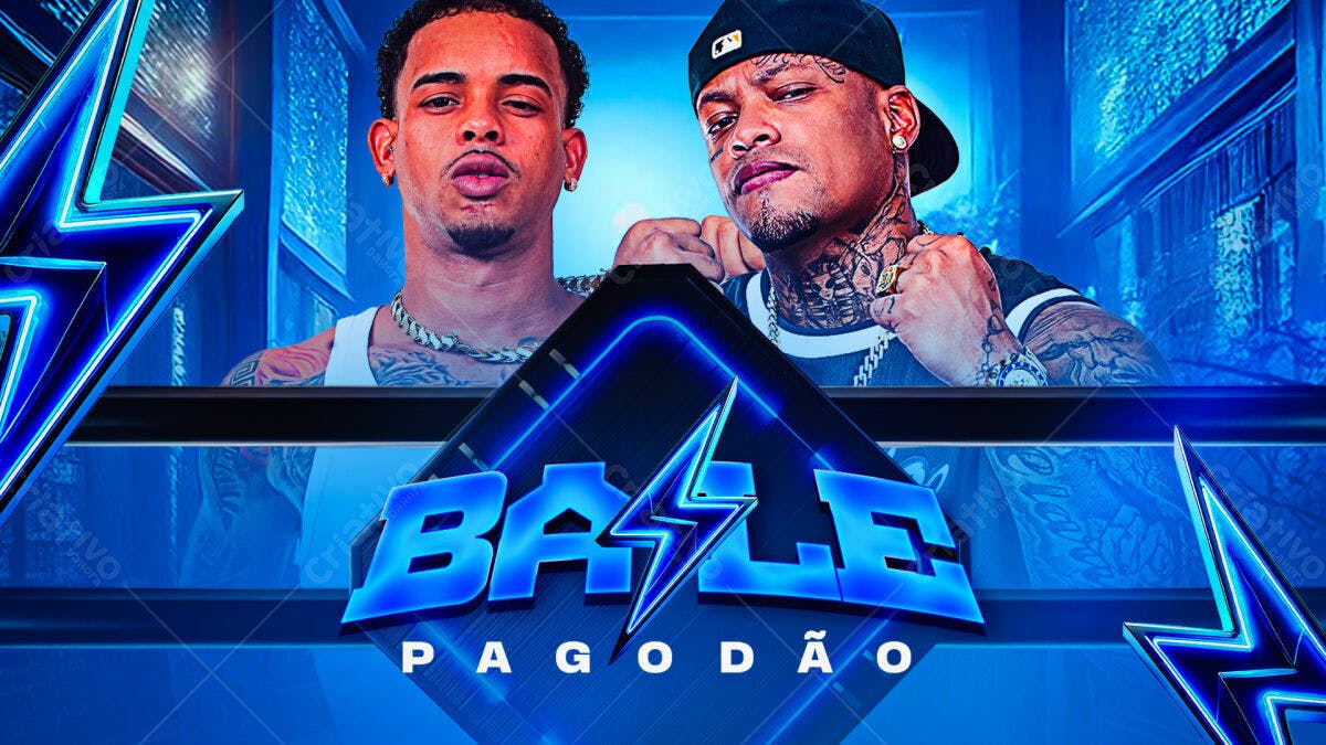 Flyer para Evento de Pagode PSD Editável