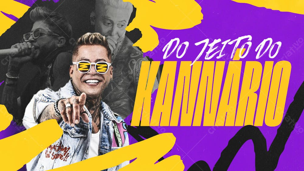 Flyer Thumb Capa Cd Banner Youtube Igor Kannário Psd Editável