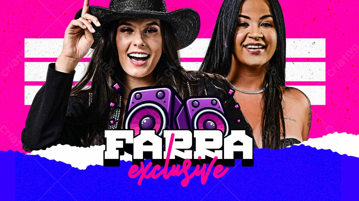 Flyer para Festa com Cantoras PSD Editável