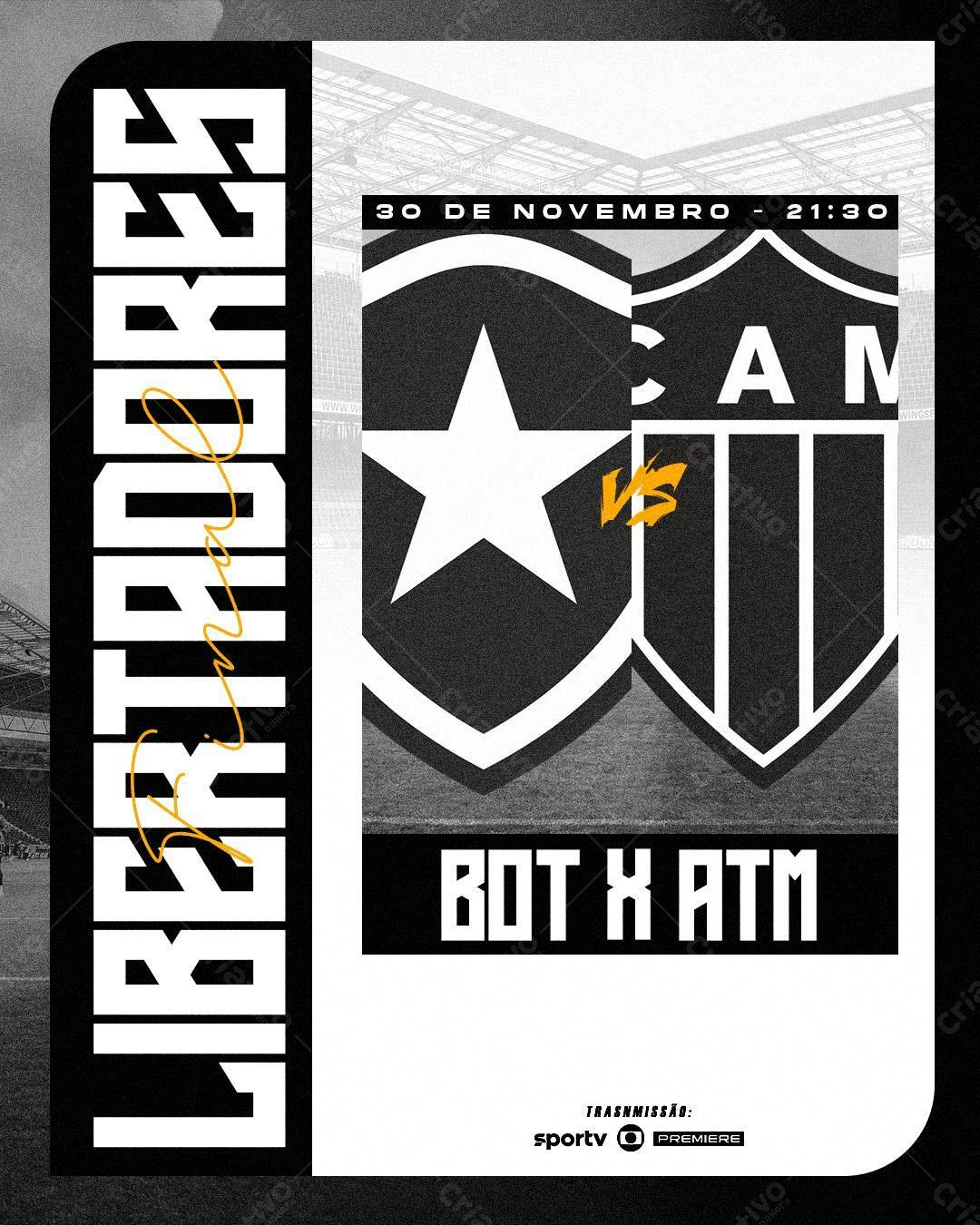 Flyer Final Libertadores PSD Editável