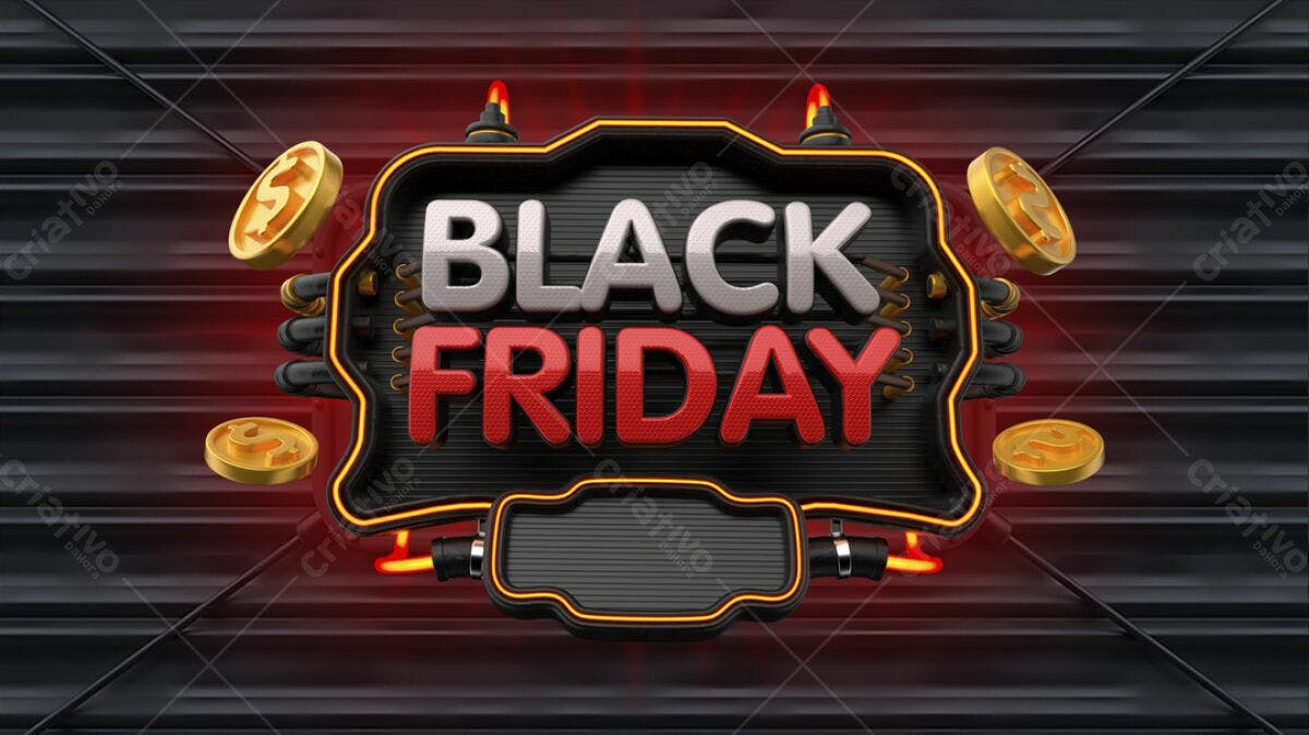 Banner Black Friday PSD Editável