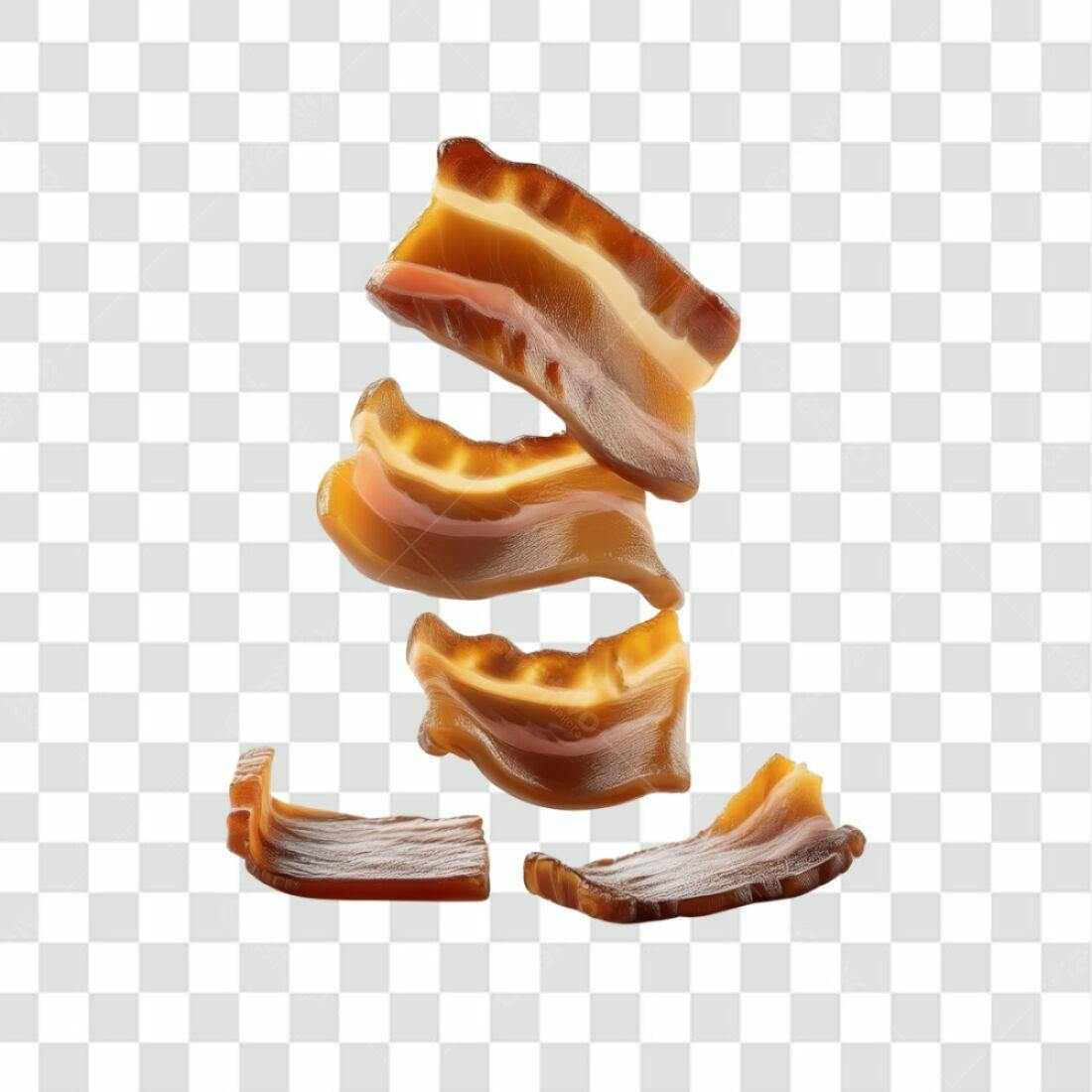 Icone de Bacon PNG com fundo transparente