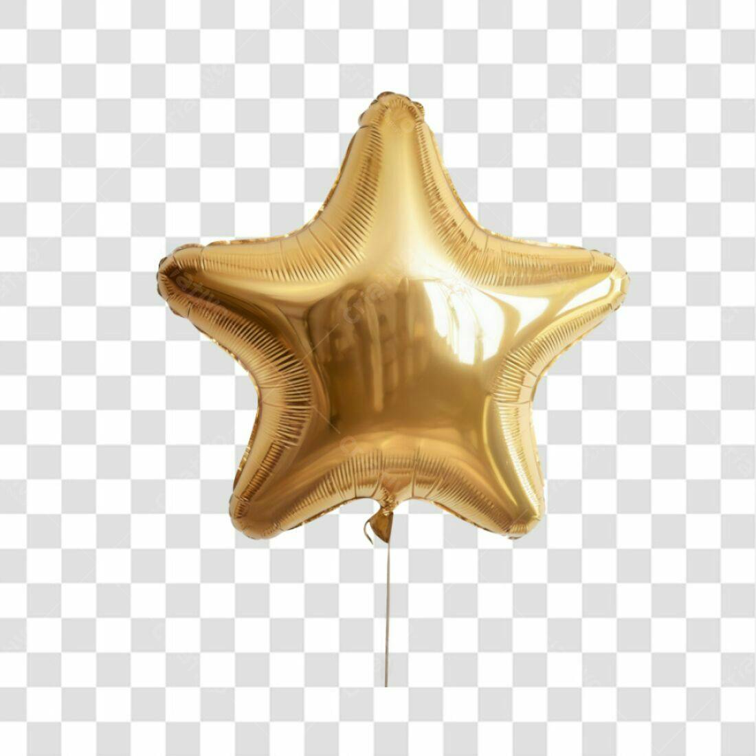 Icone Estrela Dourada PNG com fundo transparente