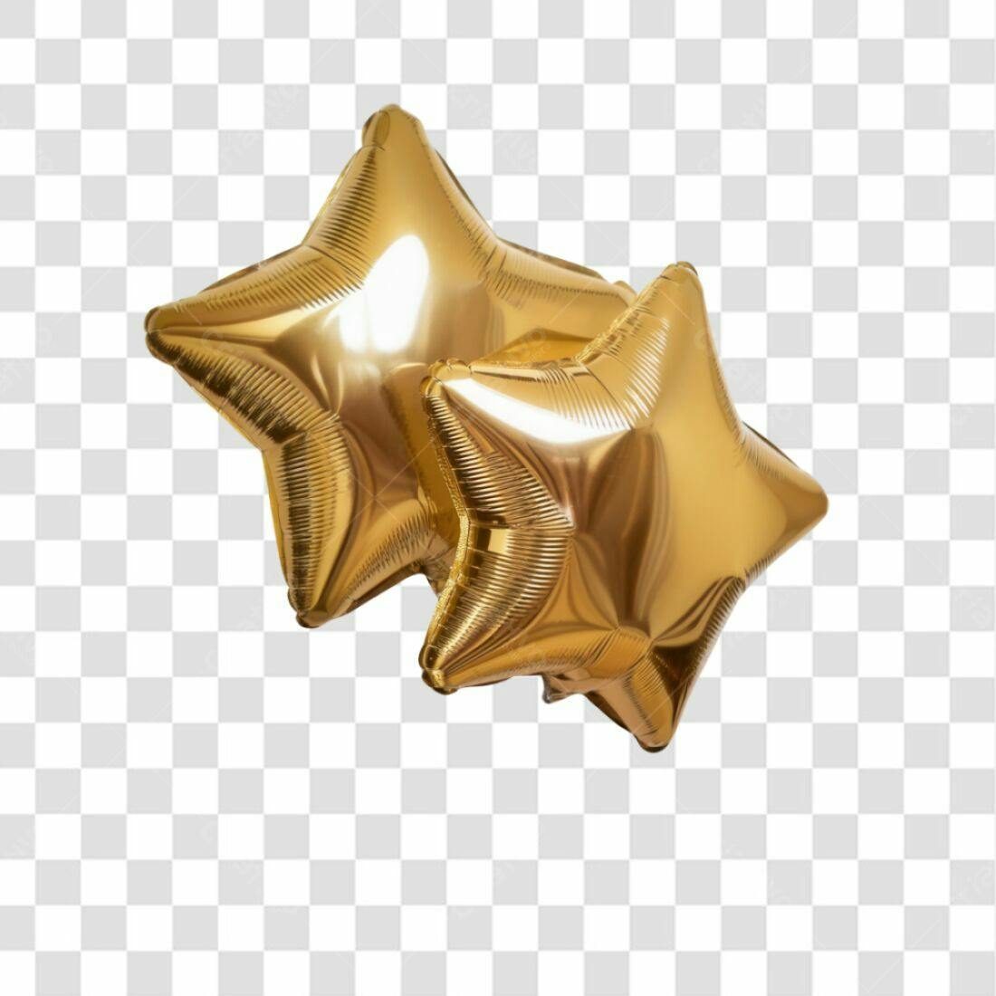 Icones Estrelas Douradas PNG com fundo transparente