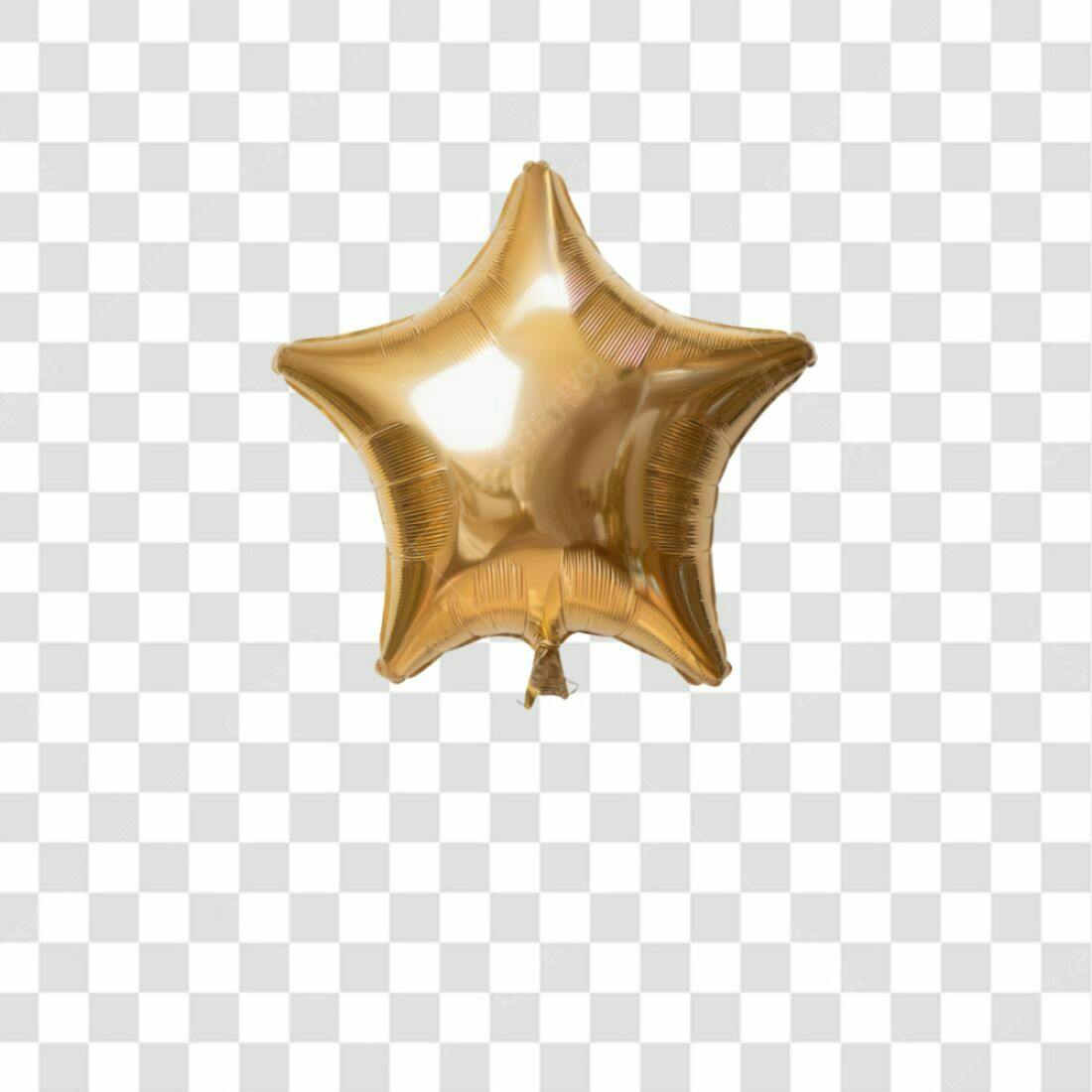 Icone Estrela Dourada PNG com fundo transparente