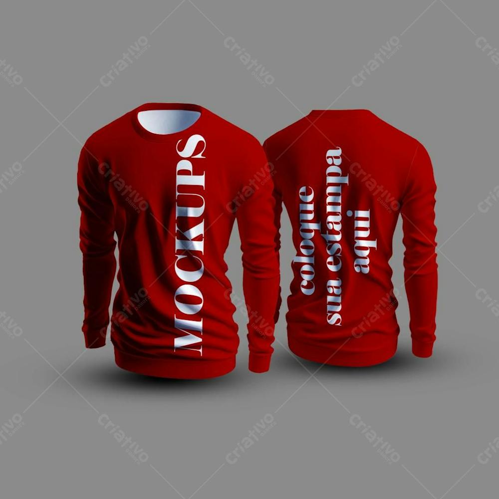 Mockups Camisa Manga Longa