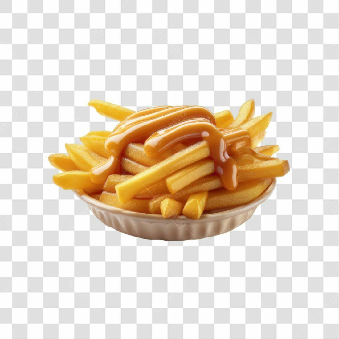 Imagem Batata Frita Molho PNG com fundo transparente