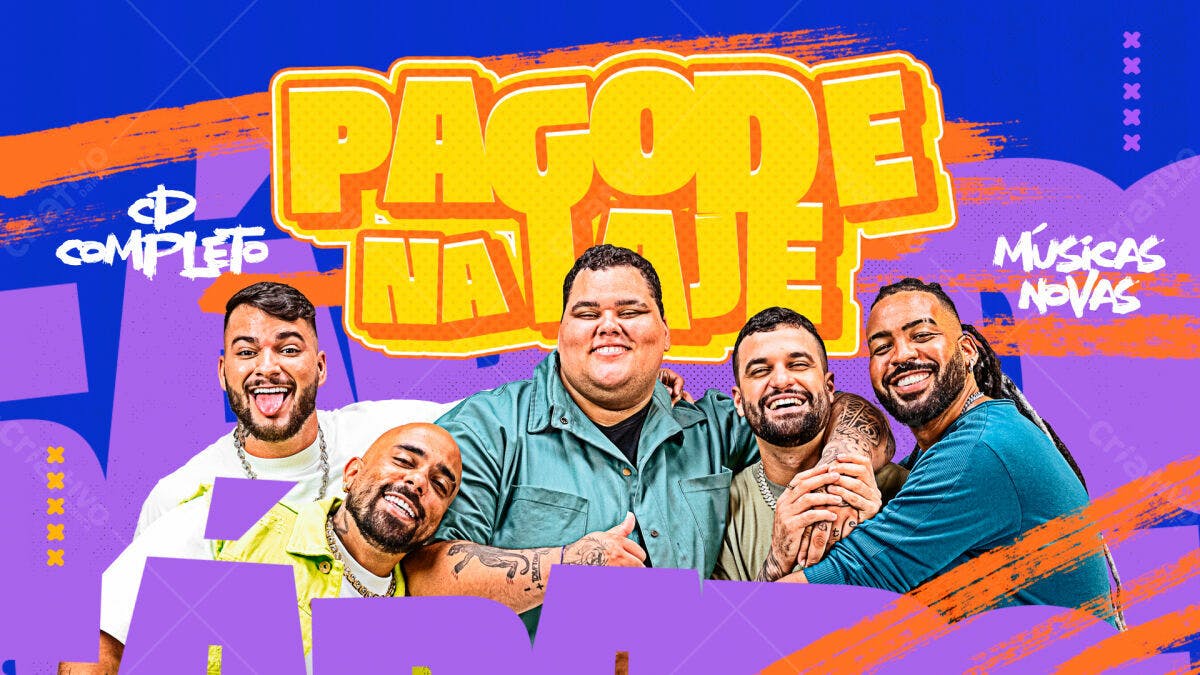 Flyer Pagode na Nave PSD Editável