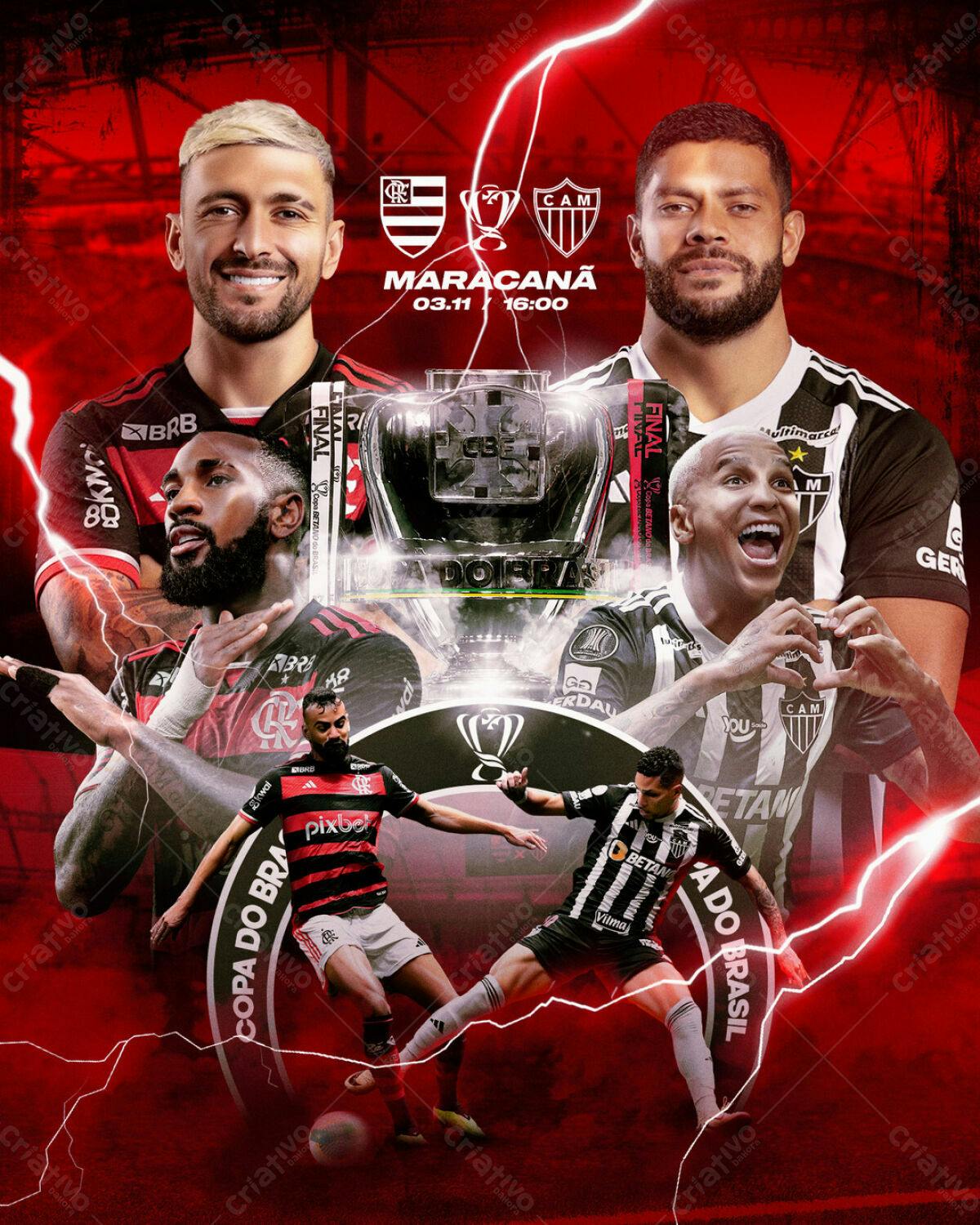 Poster Final Copa do Brasil PSD Editável