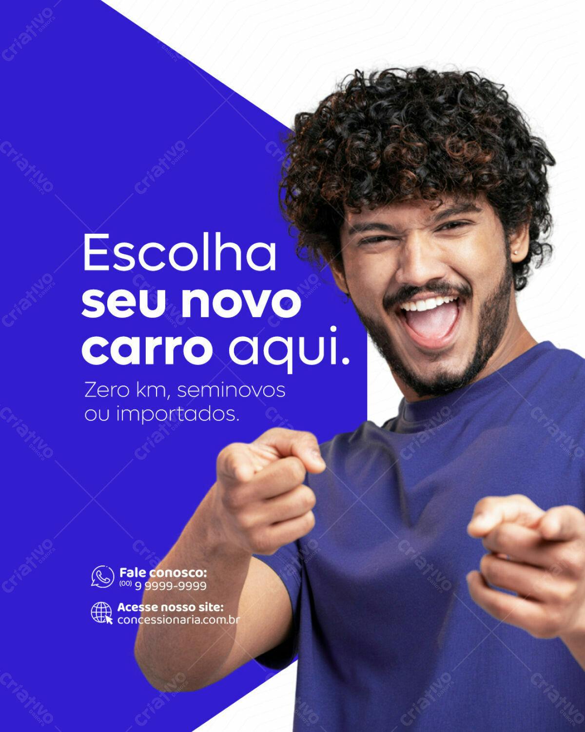 Flyer para Concessionária de Carros PSD Editável