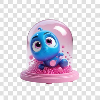 3D Render Brinquedo Infantil Elemento Ícone Psd Png