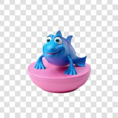 3D Render Brinquedo Infantil Elemento Ícone Psd Png
