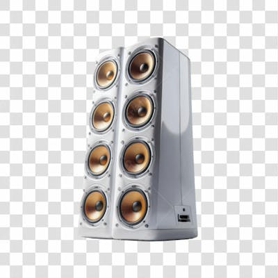 3D Render Caixa De Som Elemento Ícone Psd Png