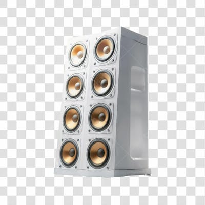3D Render Caixa De Som Elemento Ícone Psd Png