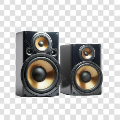 3D Render Caixa De Som Elemento Ícone Psd Png