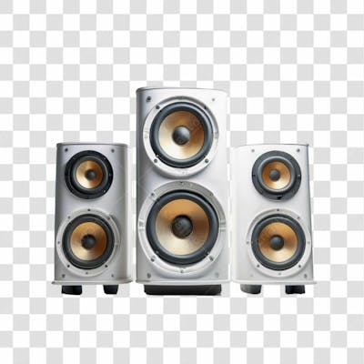 3D Render Caixa De Som Elemento Ícone Psd Png