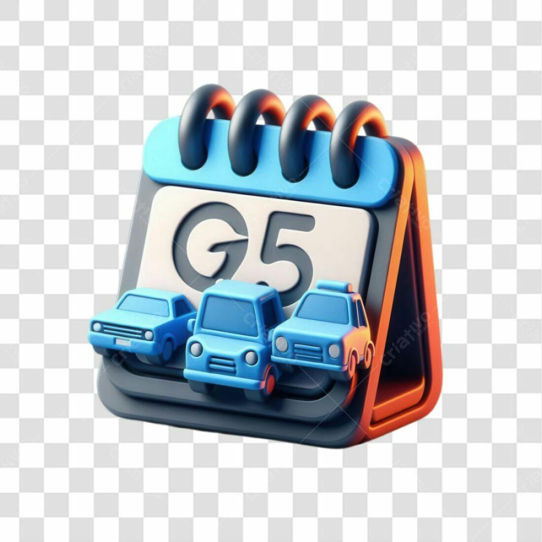 Ícone Calendário G5 Carros PNG com fundo transparente