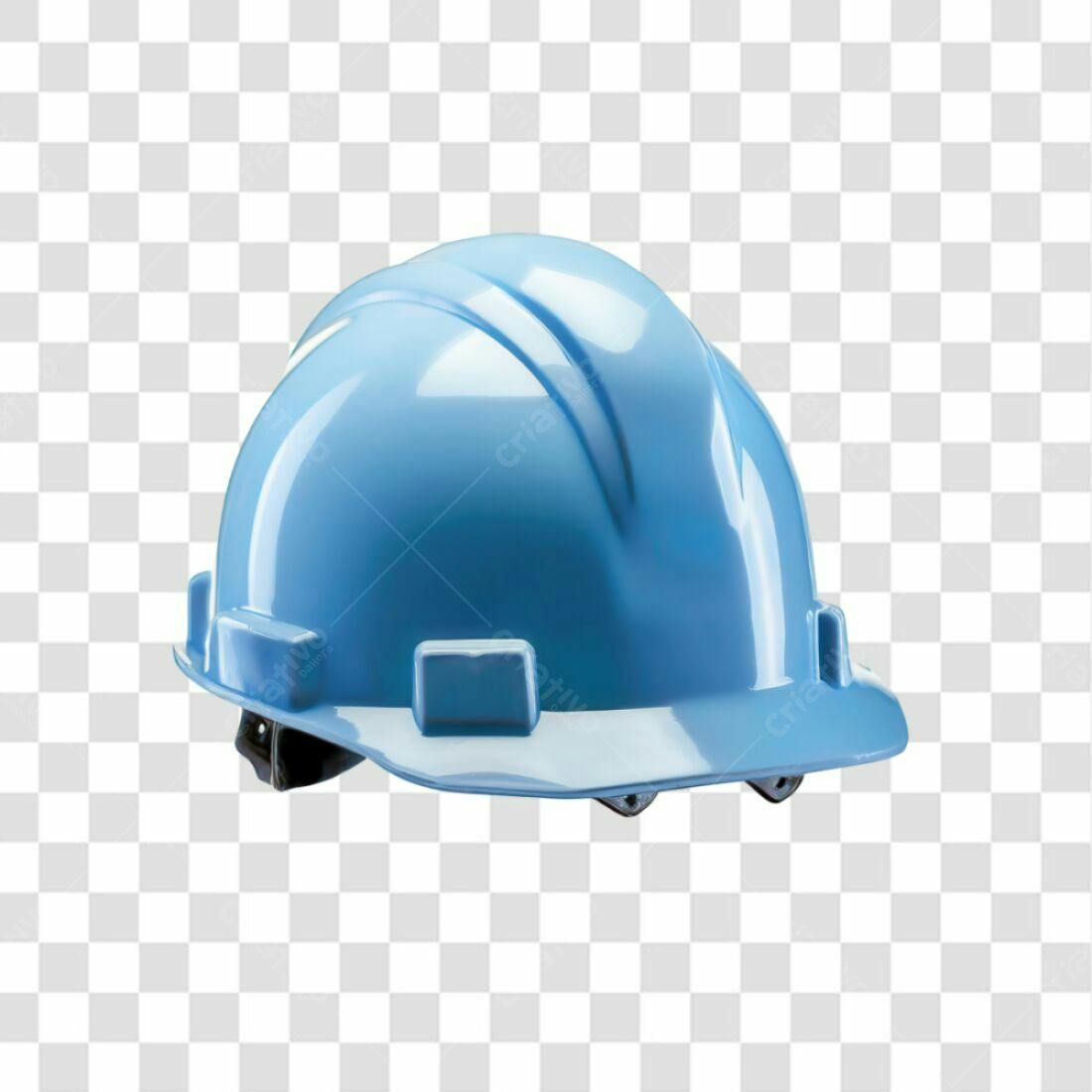 Icone de capacete azul claro PNG com fundo transparente
