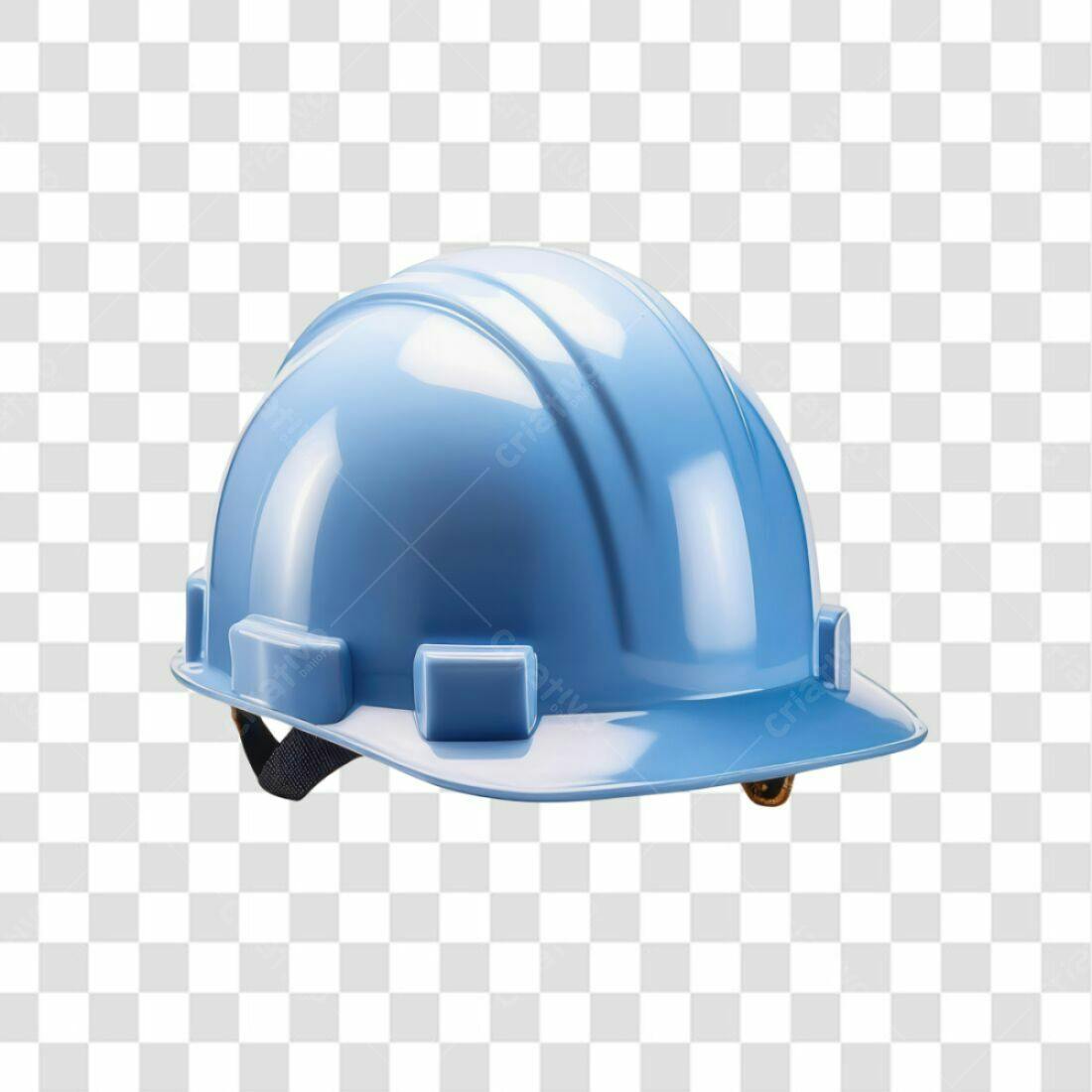 Icone de capacete azul claro PNG com fundo transparente