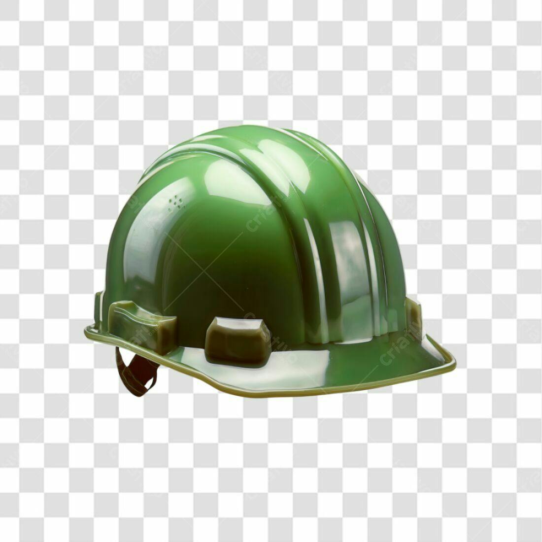 Icone de Capacete Verde PNG com fundo transparente