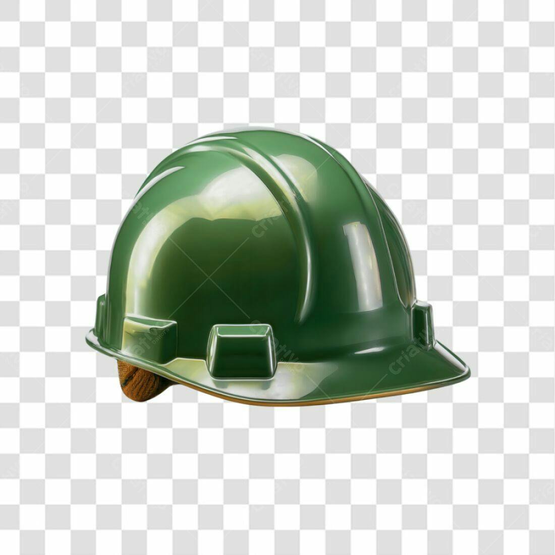 Icone de capacete verde PNG com fundo transparente