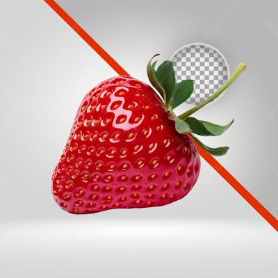 Morango Fresco Com Fundo Transparente Png