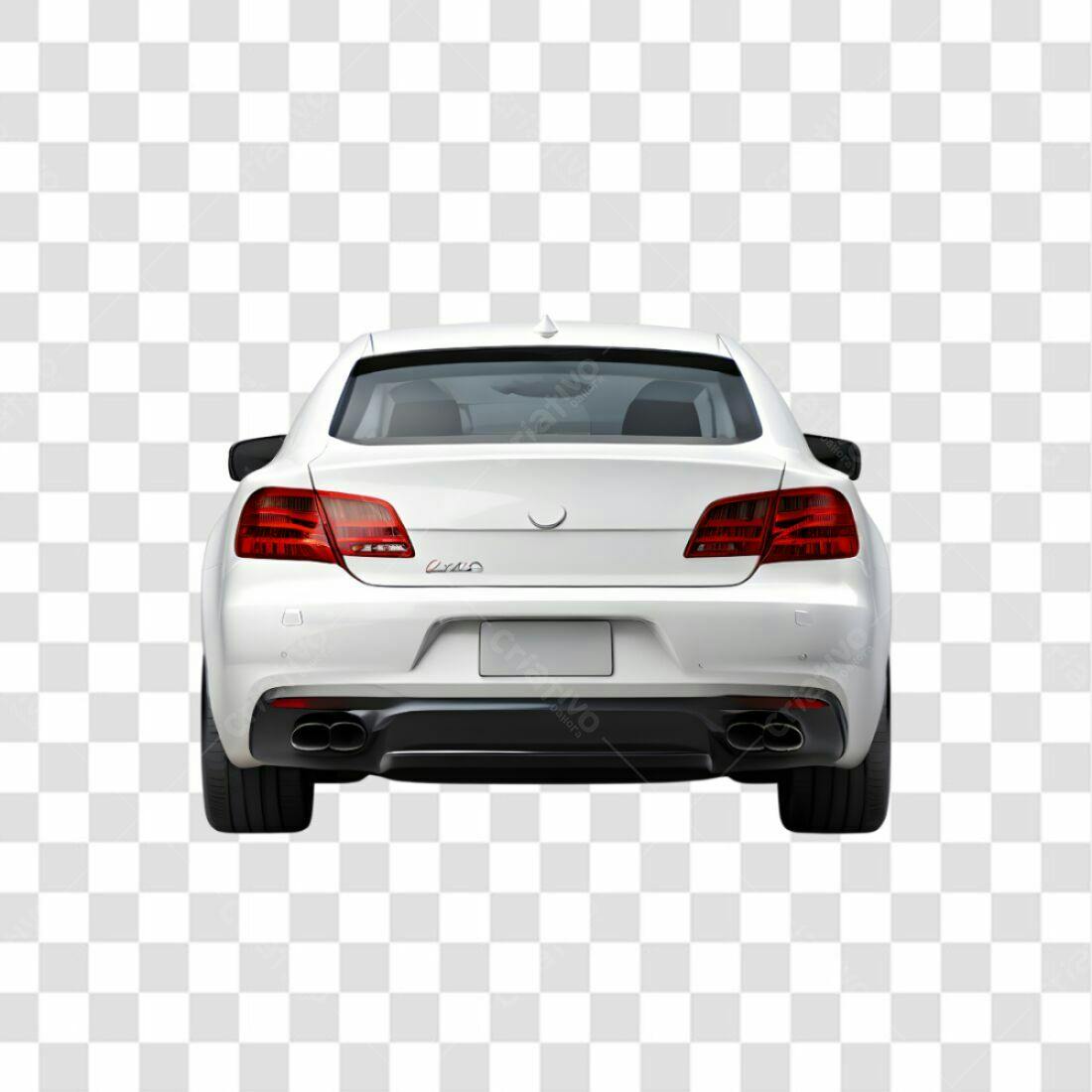 Icone Carro Branco PNG com fundo transparente