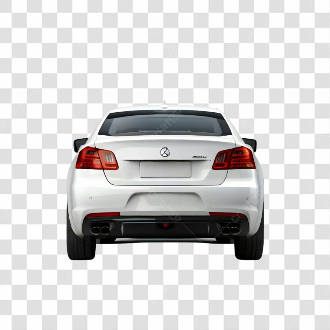 Icone Carro Branco PNG com fundo transparente