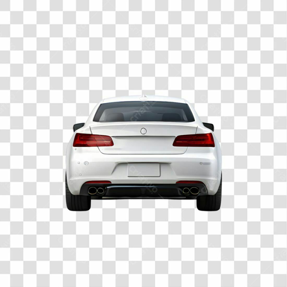 Icone Carro Branco PNG com fundo transparente