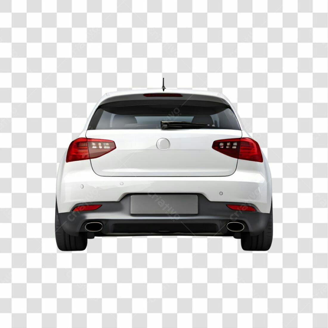Icone Carro Branco PNG com fundo transparente