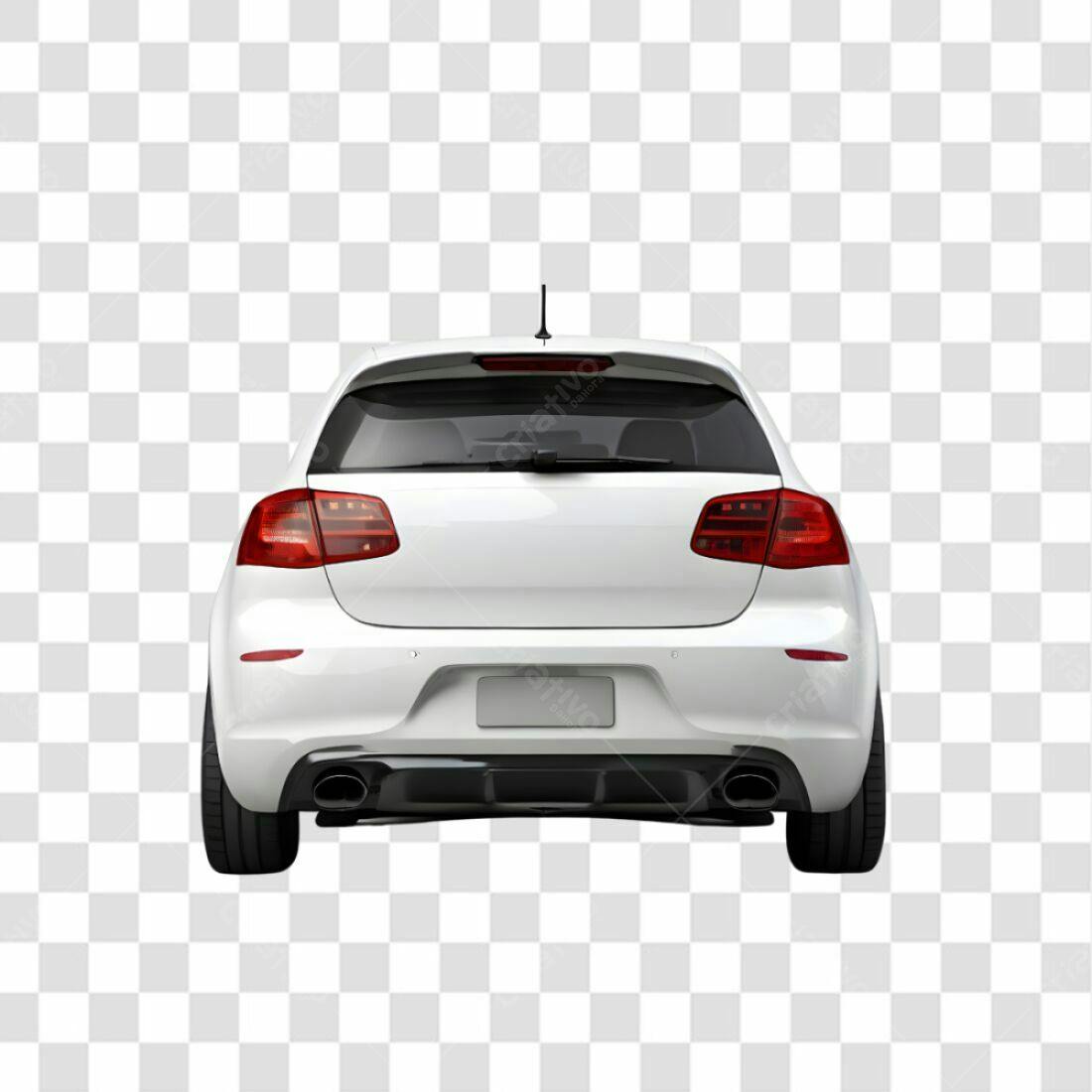 Icone Carro Branco PNG com fundo transparente