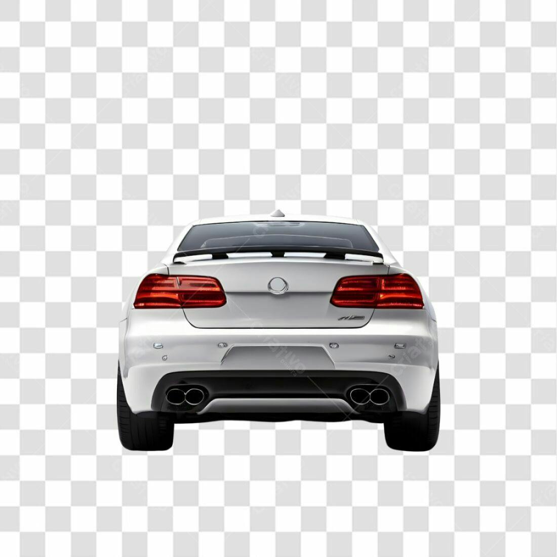 Icone Carro Prata PNG com fundo transparente