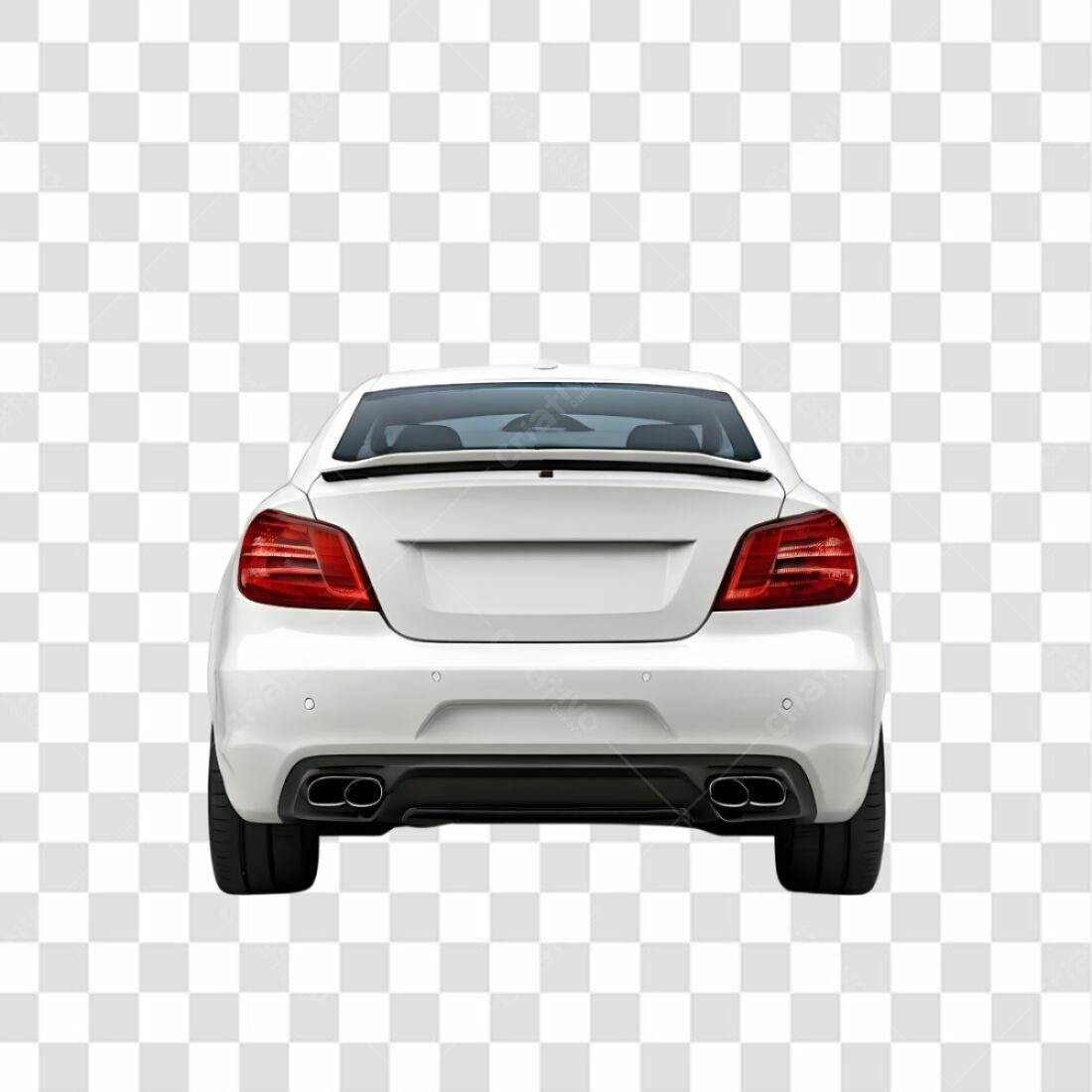 Icone Carro Branco PNG com fundo transparente