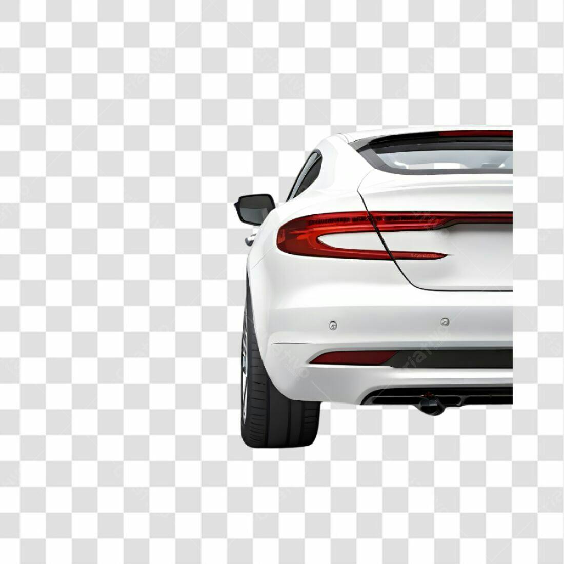 Icone Carro Branco PNG com fundo transparente