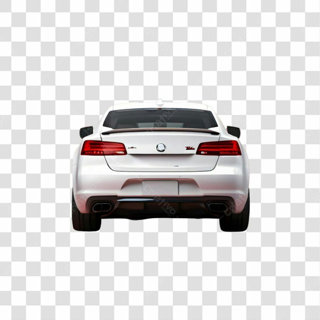 Icone Carro Branco PNG com fundo transparente