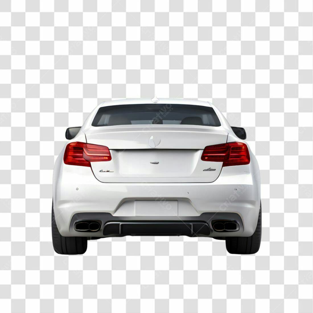 Icone Carro Branco PNG com fundo transparente