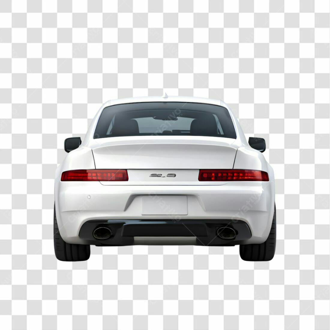 Imagem Carro Branco PNG com fundo transparente