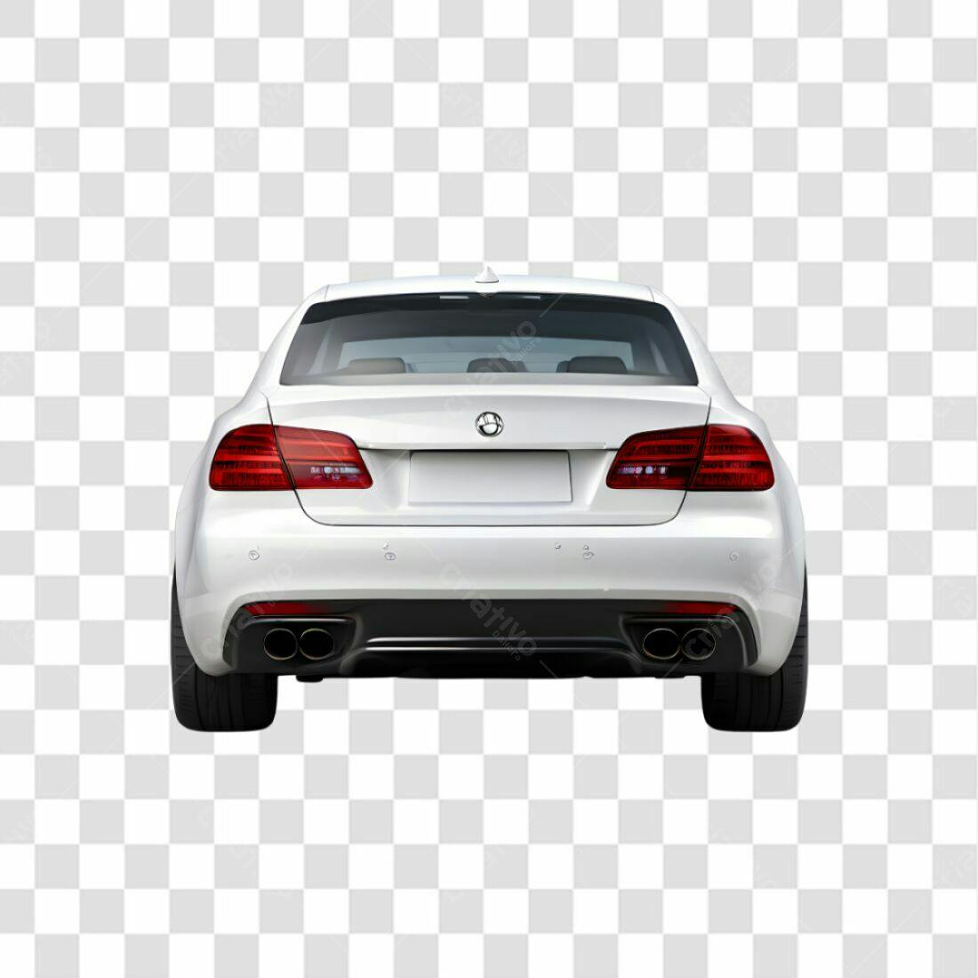 Icone Carro Branco PNG com fundo transparente