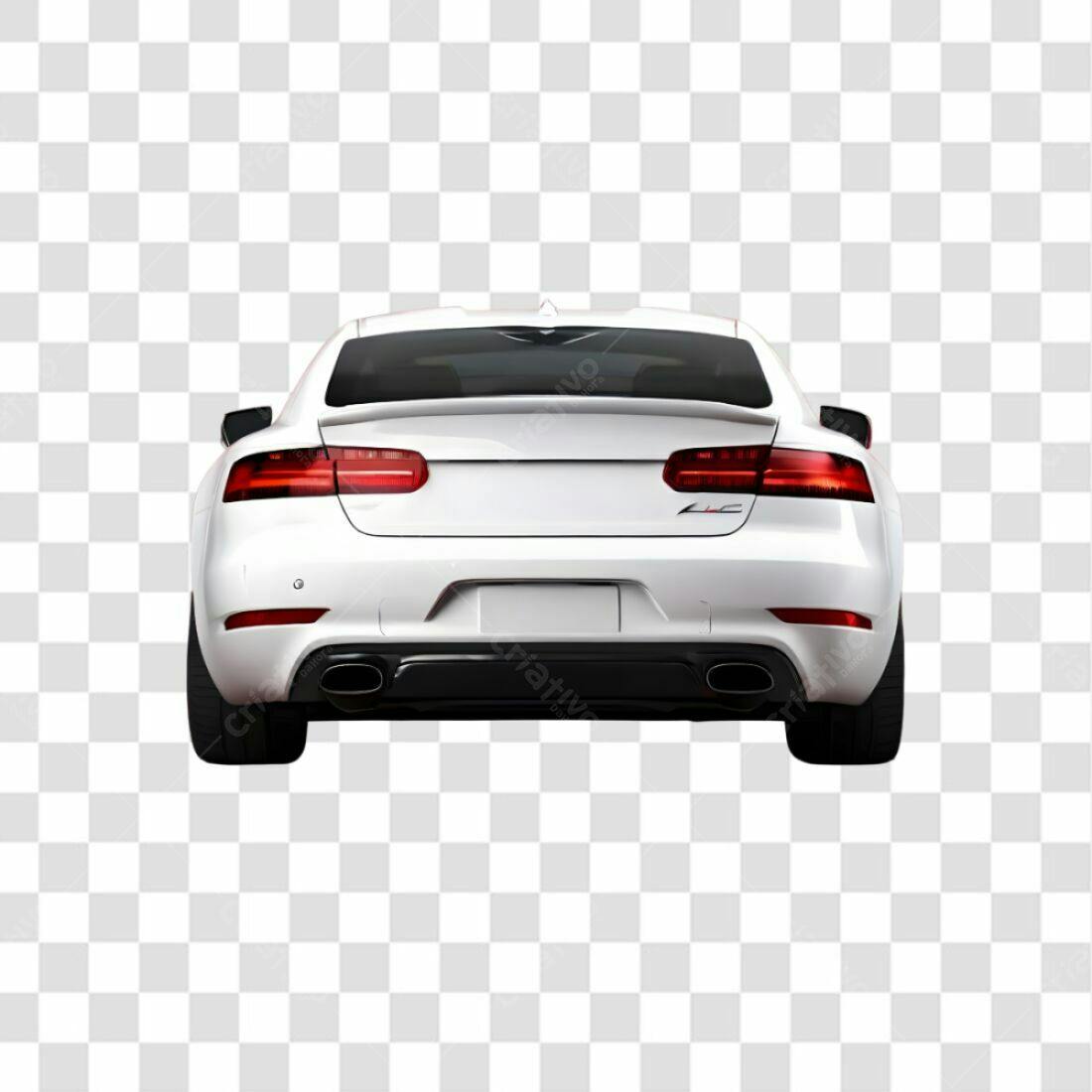 Icone Carro Branco PNG com fundo transparente