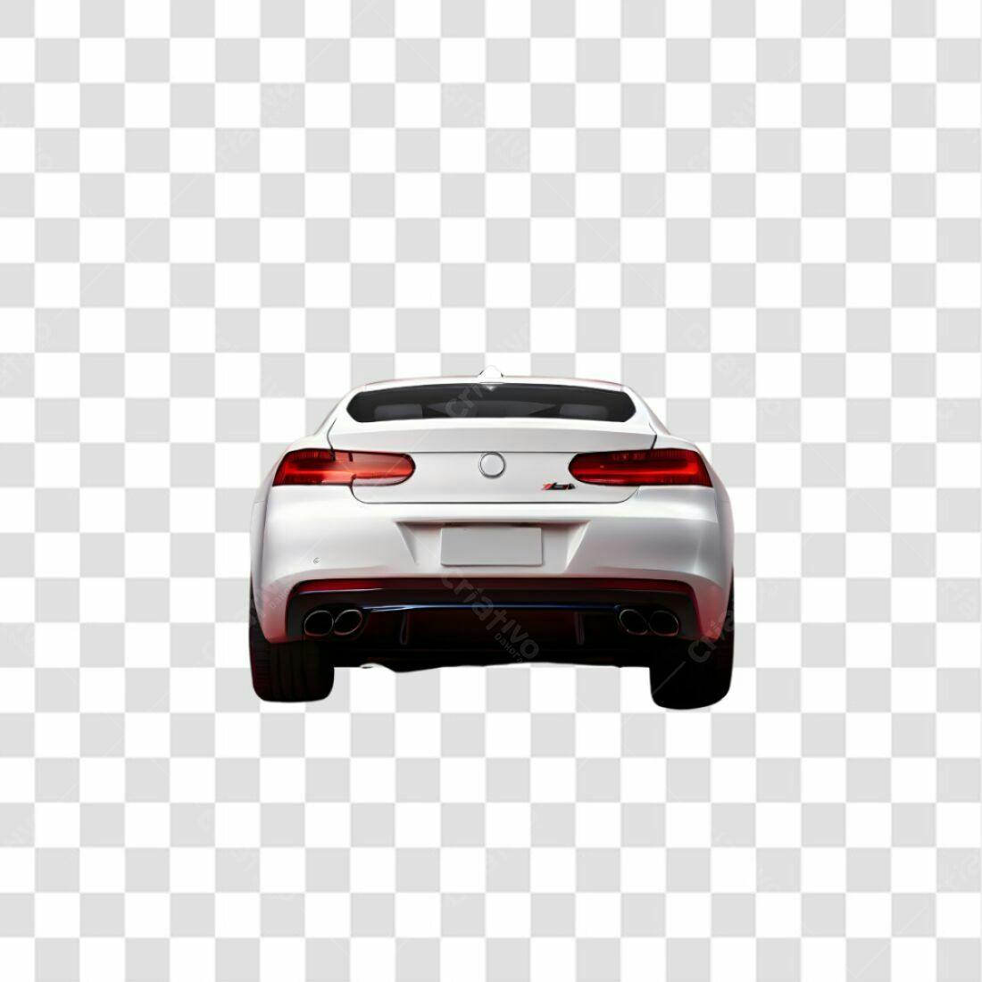 Icone Carro Branco PNG com fundo transparente