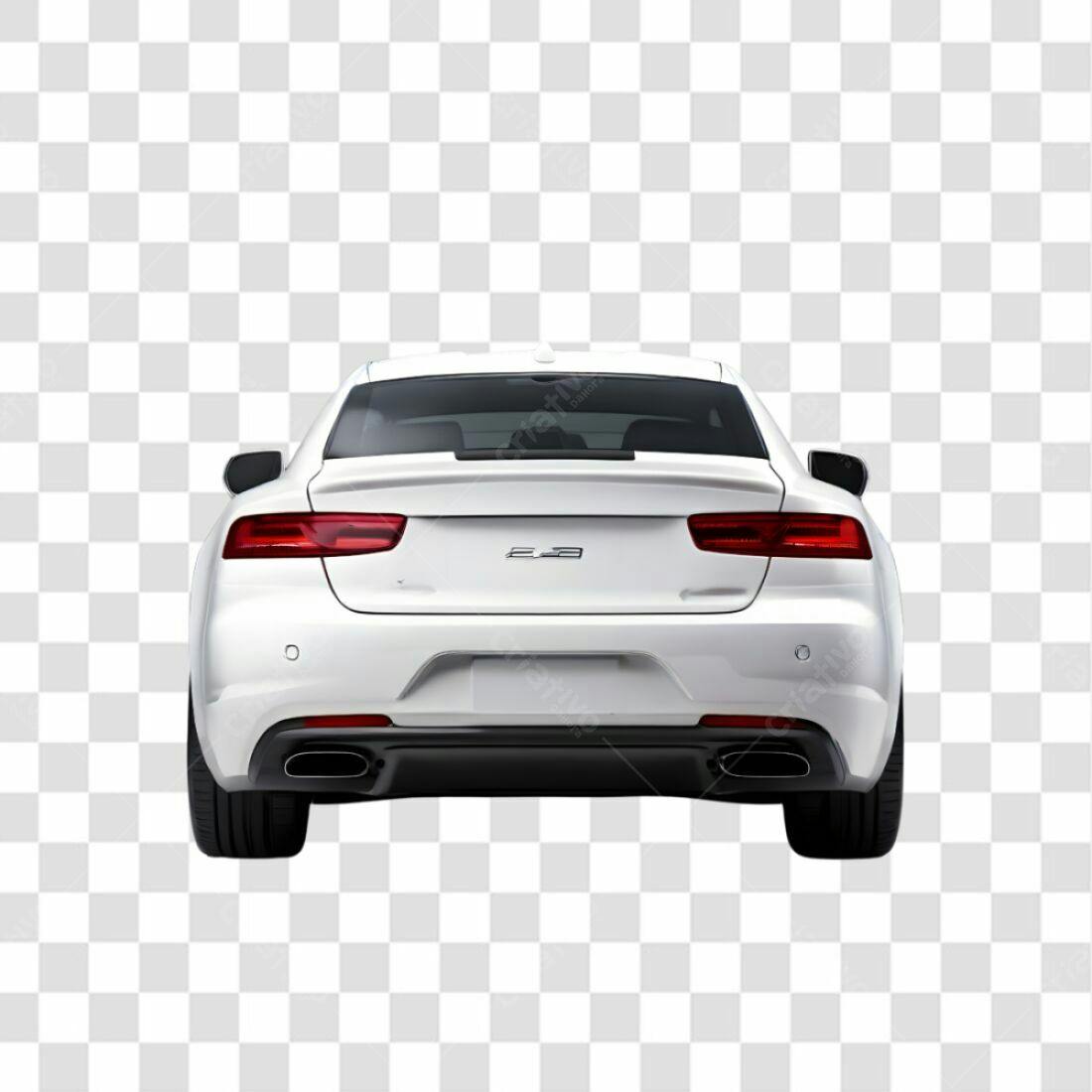 Icone Carro Branco PNG com fundo transparente