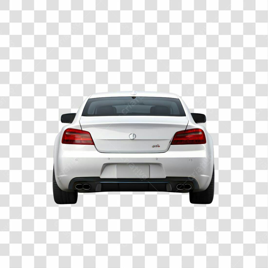 Icone Carro Branco PNG com fundo transparente