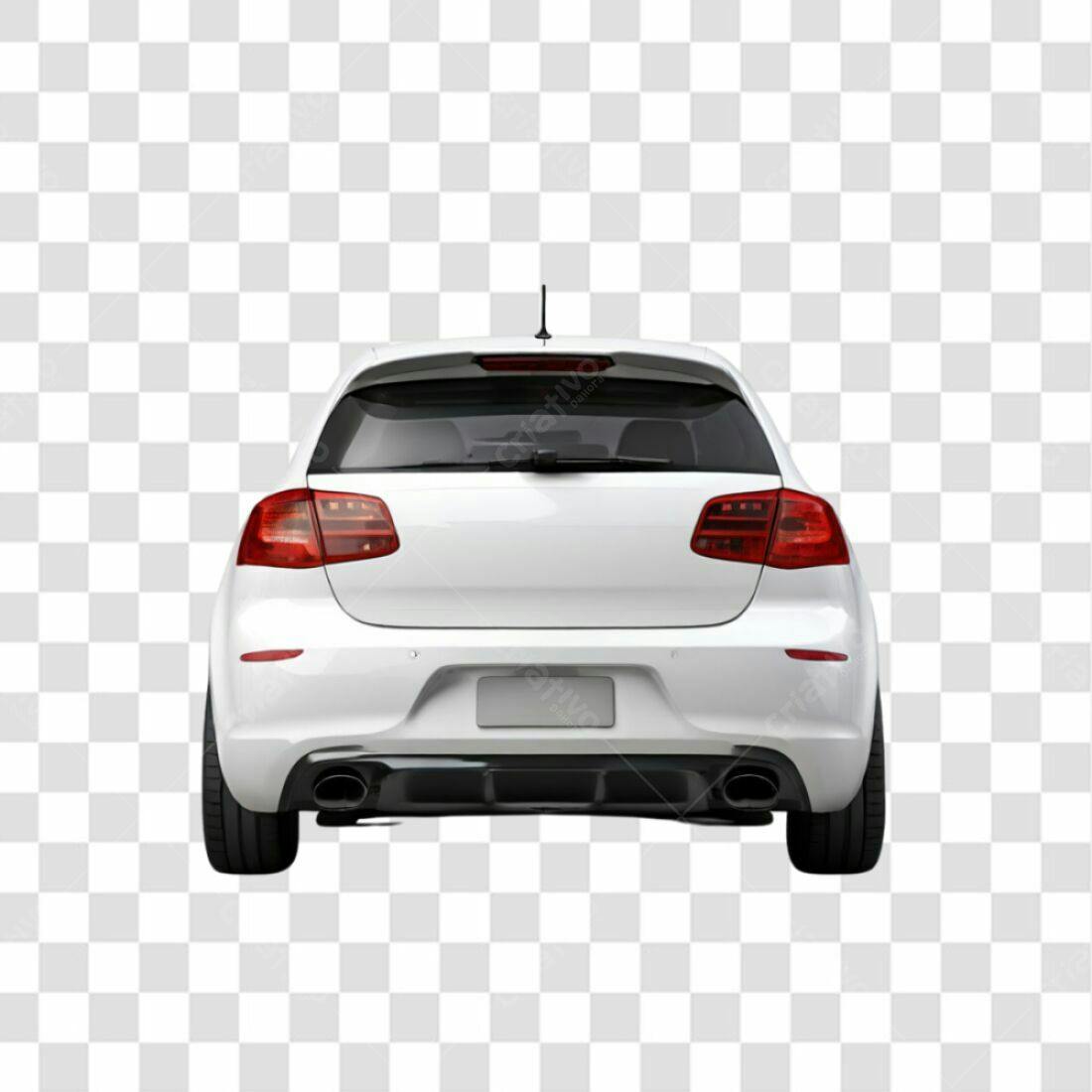 Icone Carro Branco PNG com fundo transparente