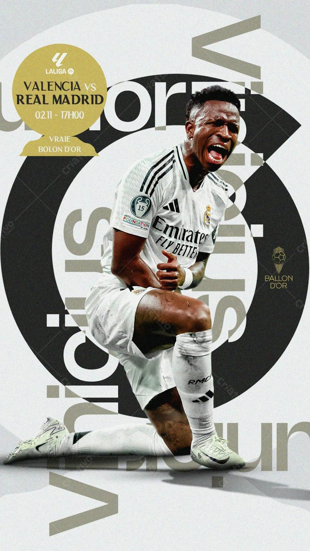 Flyer Matchday Vini Jr Real Madrid