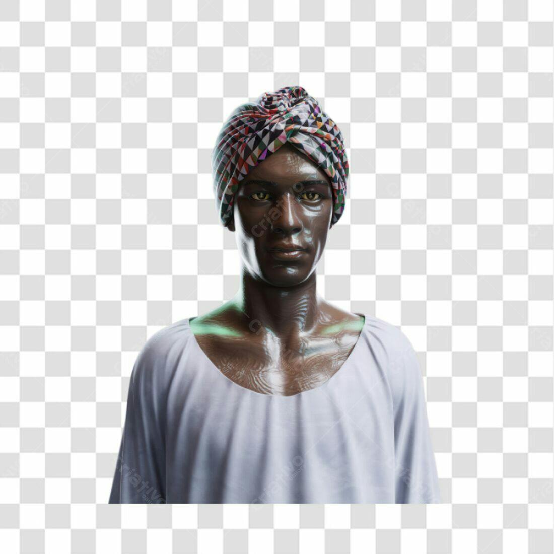 Icone Homem com Turbante PNG com fundo transparente